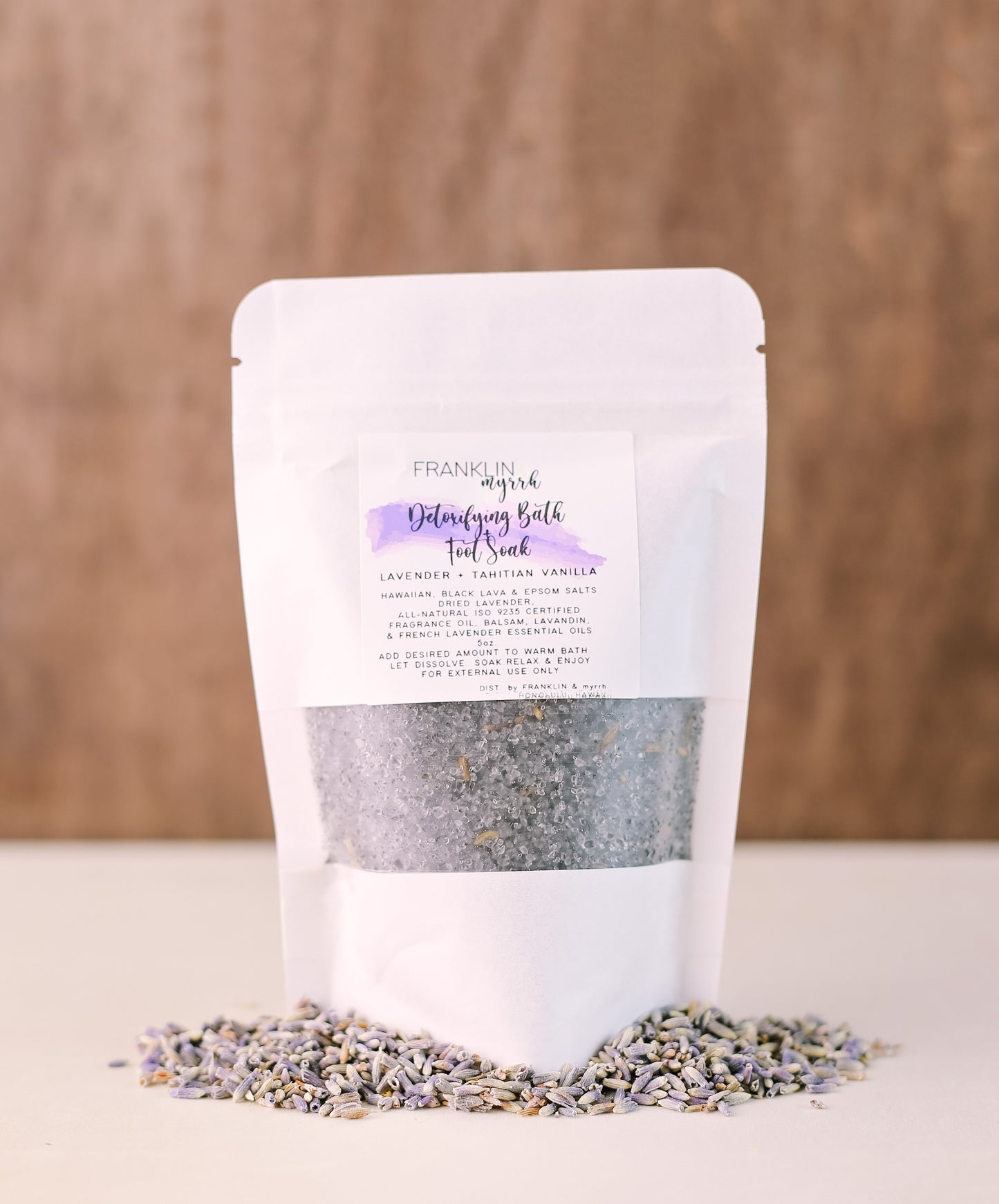 DETOXIFYING Bath + Foot Soak, Lavender + Tahitian Vanilla