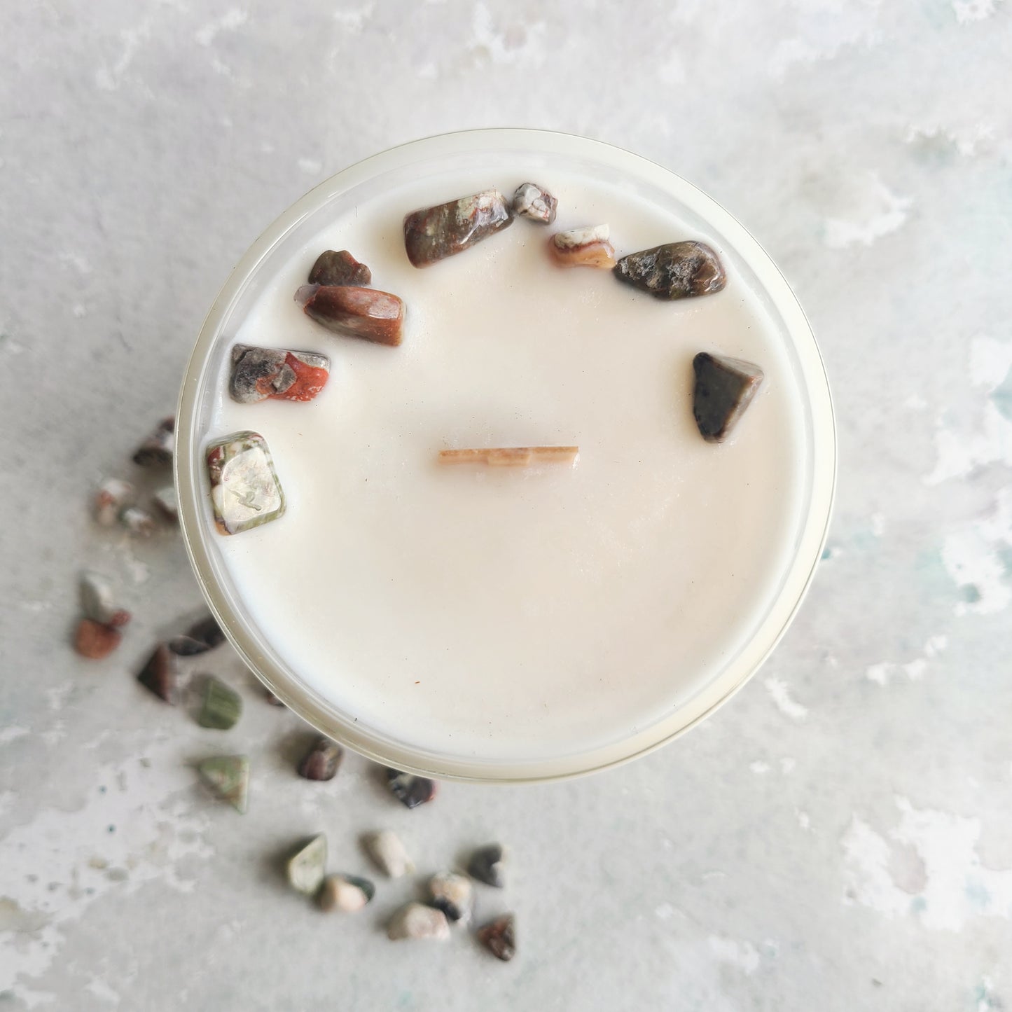 Functional Fragrance Candle REFILLS translucent 8oz 100% soy refill for onyx & marble vessels