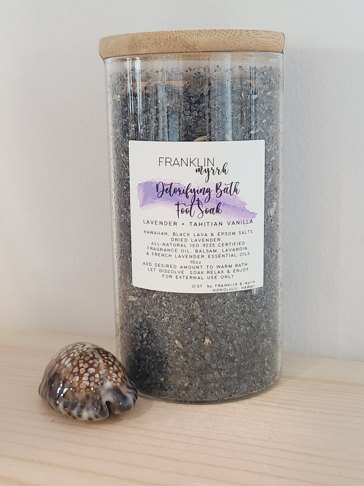 DETOXIFYING Bath + Foot Soak, Lavender + Tahitian Vanilla