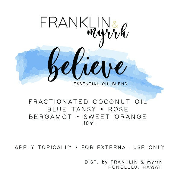 BELIEVE Essential Oil Blend Roller