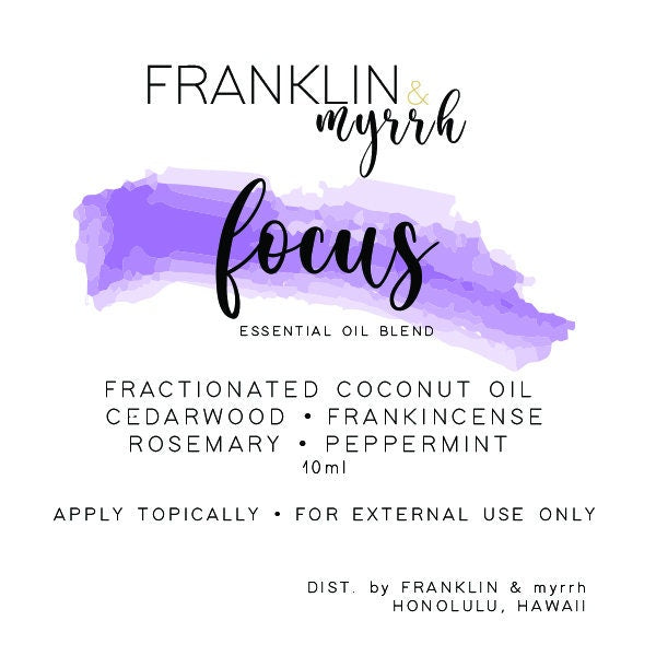 FOCUS Essential Oil Blend Roller