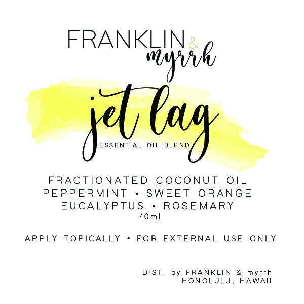 JET LAG Essential Oil Blend Roller