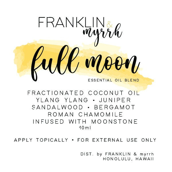 Full Moon Essential Oil Blend Roller