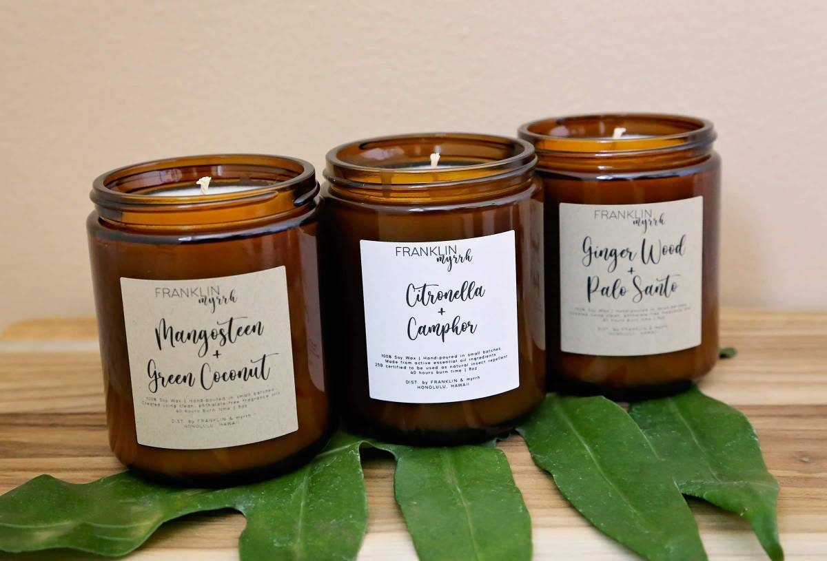 100% Soy Small Batch Hand Poured Candles