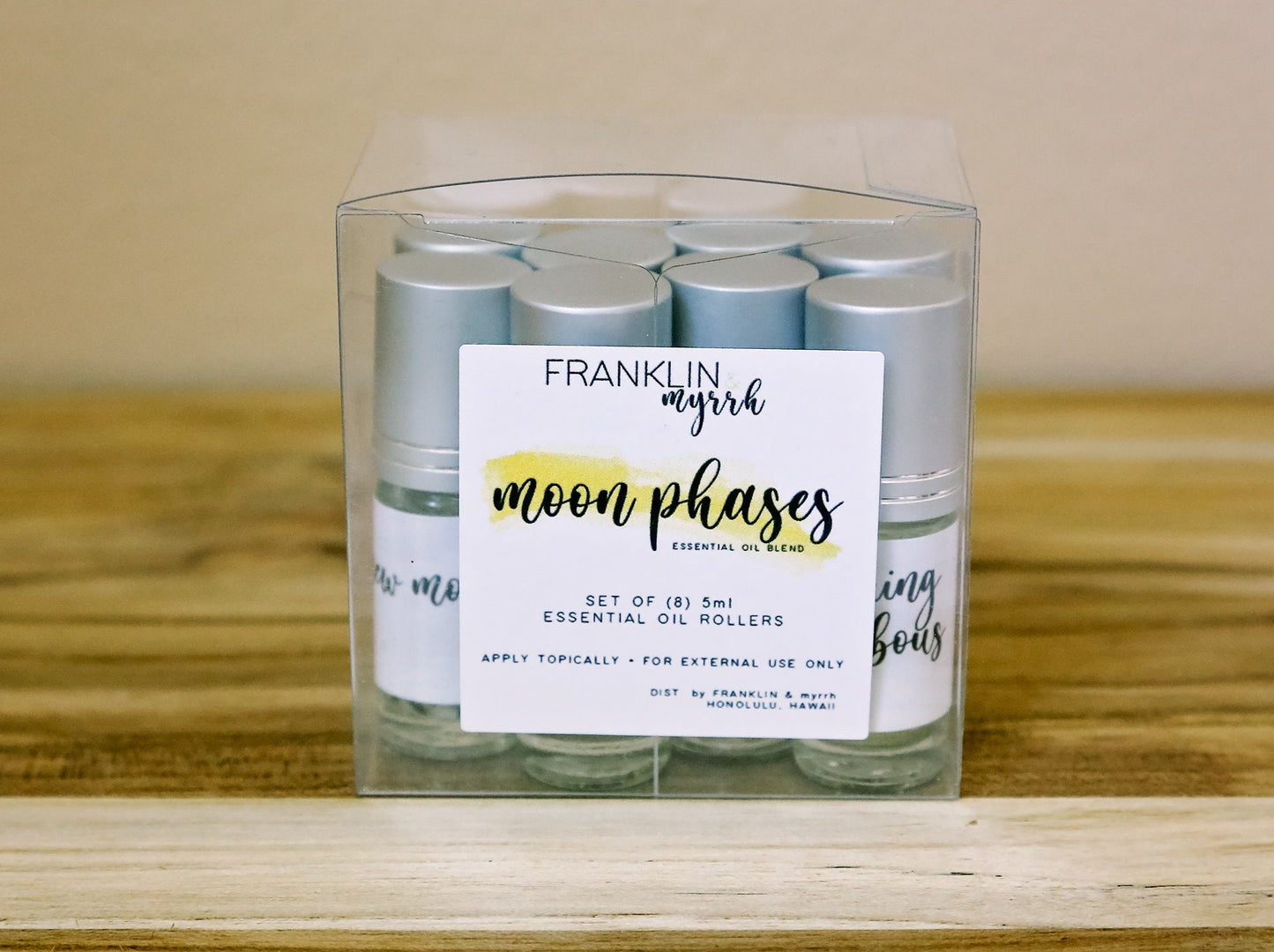 Moon Phases Essential Oil Blend Roller Set (8ea 5ml Rollers)