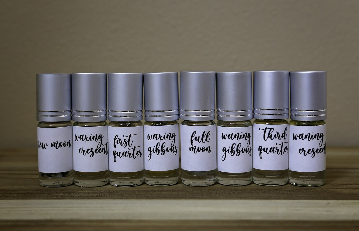 Moon Phases Essential Oil Blend Roller Set (8ea 5ml Rollers)