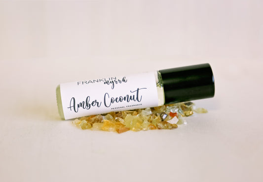 Amber Coconut personal fragrance oil roller