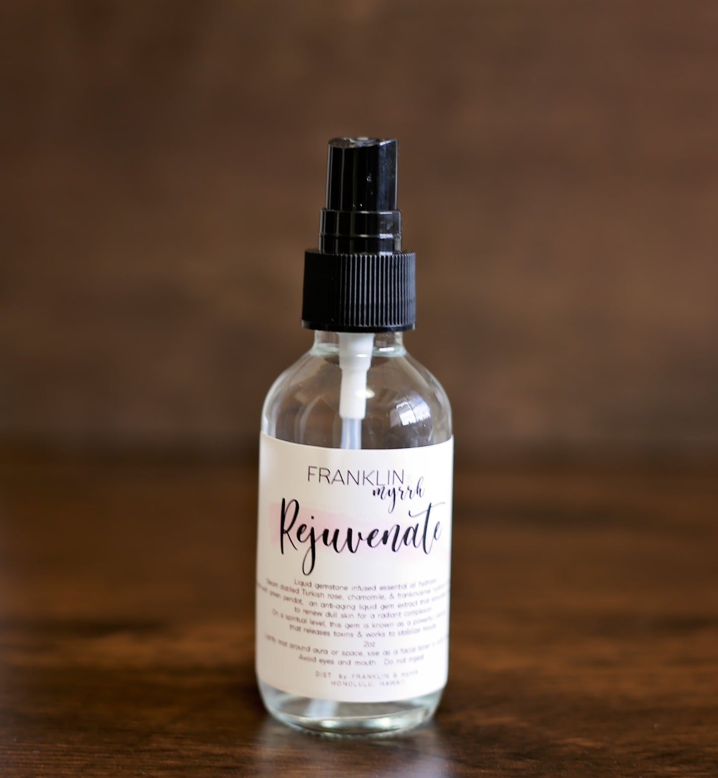 REJUVENATE Facial Toner + Hydrosol Mist