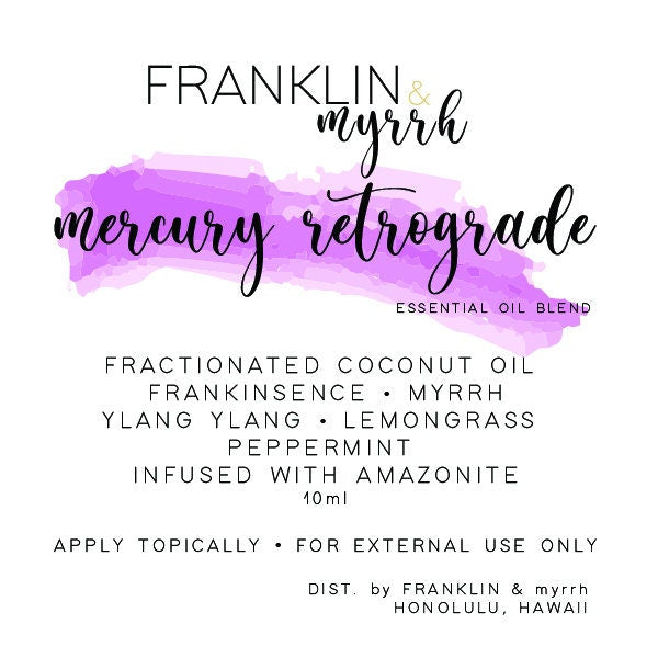 MERCURY RETROGRADE Essential Oil Blend Roller