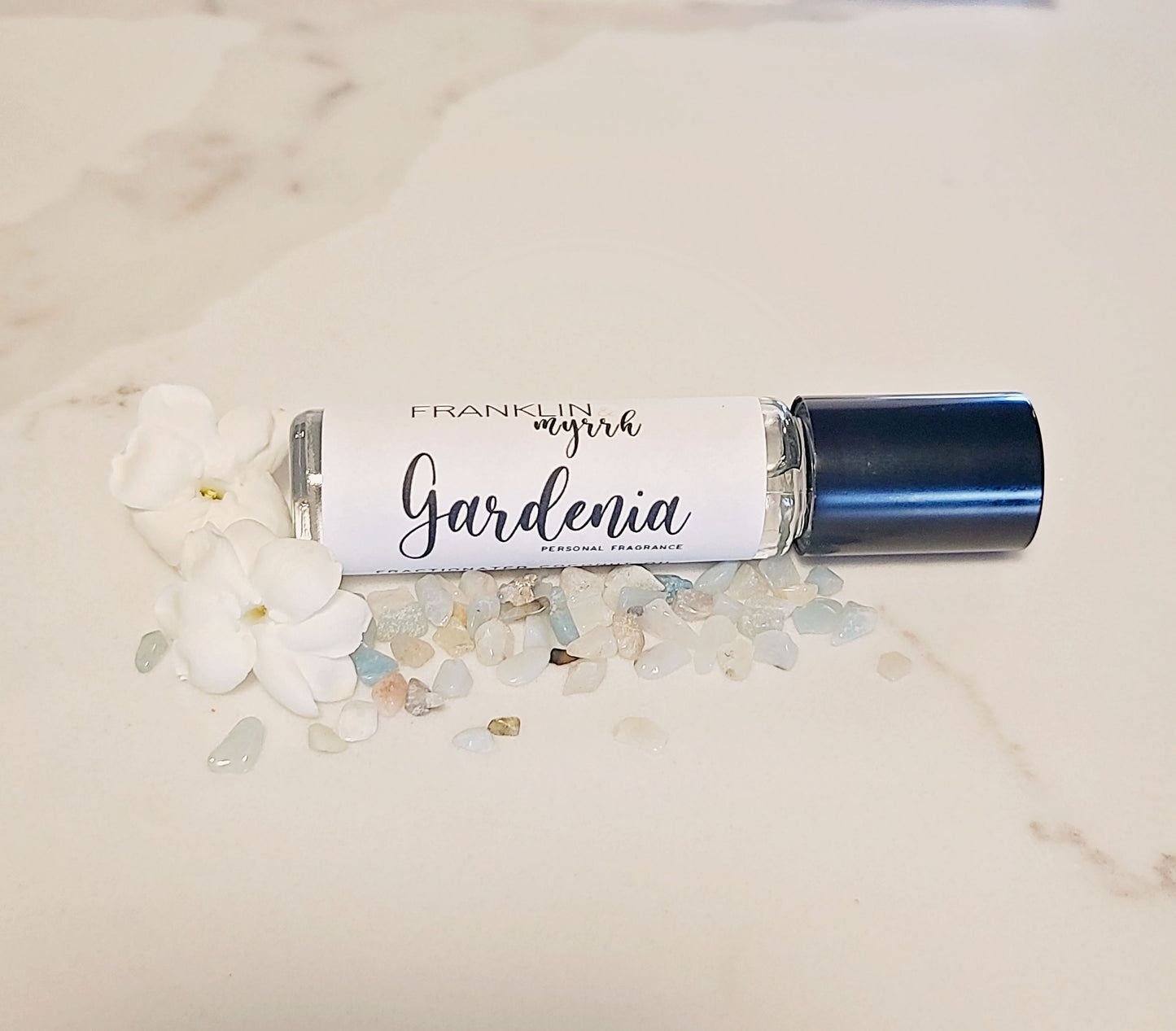 Gardenia personal fragrance oil roller